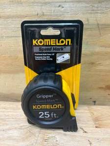 lot 14 image: KOMELON Speed Mark Tape Measure- 25 ft.