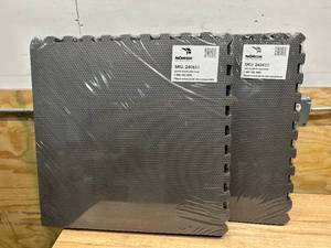 lot 43 image: NORSK Lot of 2 Packs of- 2x2 Truly Reversible 12 Foam Mats - EVA Foam Interlocking Tiles (6 tiles per pack)