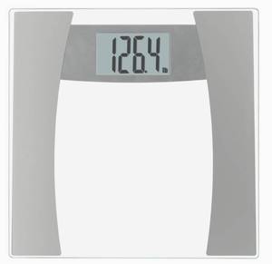 lot 26 image: InstaTrack Digital Bathroom Scale, Silver