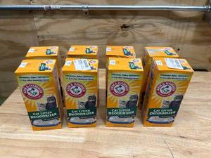 lot 45 image: ARM & HAMMER Lot of 8 Boxes of- Cat Litter Deodorizer (20 oz each)