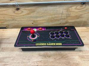 lot 100 image: Legends Gamer Mini, Table Top Arcade Game Machine