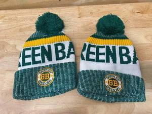 lot 82 image: Lot of 2- Winter Hats (Packers Colors)