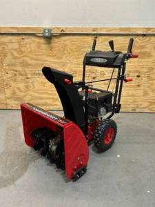 lot 1 image: POWERSMART 24 in. 2-Stage Electric Start Gas Snow Blower with Heated Handles and LED Light