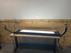 lot 119 image: PRODUCTION BASICS LED Overhead Work Light with Arm Assembly