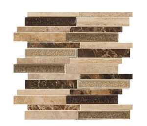 39 Sq. ft. MSI Stonegate Interlocking 12 in. x 12.5 in. Glossy Multi-Surface Wall Tile (0.98 sq. ft.Each)