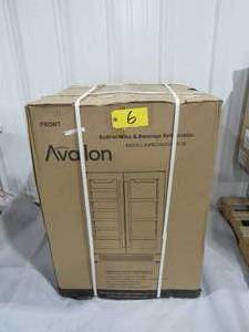 Avallon 24 in. 21-Bottle Wine and 64-Can Built-In Beverage Cooler In Black Stainless Steel