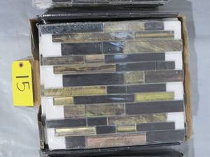 35 Sq. ft. MSI Artista Interlocking 12 in. x 12 in. Glossy Glass Mesh-Mounted Mosaic Tile