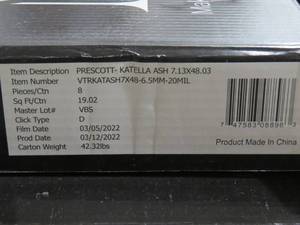 456 Sq. ft. MSI Everlife Prescott Katella Ash Rigid Core Vinyl Flooring 24 Cases