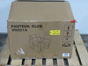 OSP Home Furnishings Venus Crimson Club Chair New