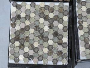 33 Sq. ft. Kensington Hexagon 11.81 in. x 11.61 in. Mixed Multi-Surface Wall Tile (0.95 sq. ft.Each)