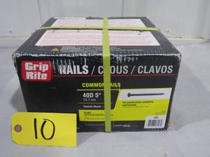 Grip-Rite #4 x 5 in. 40-Penny Bright Steel Smooth Shank Common Nails (50 lb.-Pack)