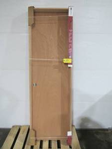 JELD-WEN 24 in. x 80 in. Hardwood Unfinished Right-Hand Flush Wood Single Prehung Interior Door