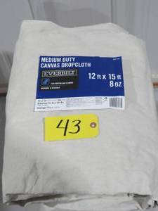 Everbilt 12 ft. x 15 ft. 8 oz. Canvas Drop Cloth