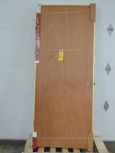 JELD-WEN 32 in. x 80 in. Unfinished Right-Hand Flush Hardwood Single Prehung Interior Door