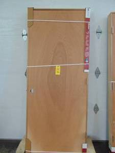 JELD-WEN 32 in. x 80 in. No Panel Unfinished Left-Hand Flush Hardwood Single Prehung Interior Door