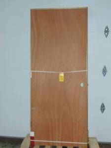 JELD-WEN 32 in. x 80 in. Hardwood Unfinished Left-Hand Flush Wood Single Prehung Interior Door