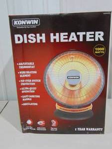 Konwin 1000-Watt Electric Infrared Space Heater with Oscillation Unused