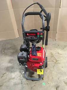 lot 6 image: A-iPower  2,700 PSI 2.3 GPM Gas Pressure Washer, Customer return, Review all pictures
