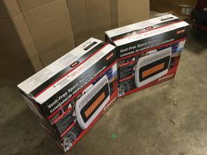 lot 12 image: Lot of 2 Dyn-Glo Vent-Free Space Heater, Lot of 2, review all pictures