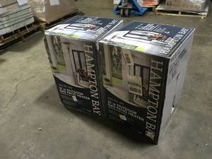 lot 33 image: Hampton Bay 48000 BTU Stainless Steel Patio Heater, Lot of 2, Review all pictures