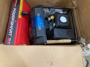 lot 44 image: Powersmart  24 in 2 stage electric start gas Snowblower see pictures