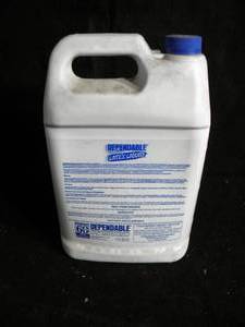 lot 118 image: DEPENDABLE White Latex Liquid One Gallon