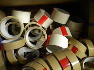 lot 120 image: Full Box of Tape Rolls