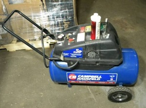 lot 113 image: Campbell Hausfeld 13 Gallon 120V Air Compressor