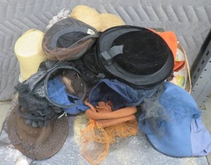 lot 103 image: VINTAGE HATS