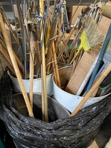 lot 14 image: HUGE Selection of Janitorial Handles