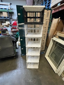 lot 42 image: Stacking Storage Bins