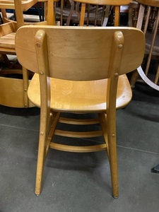lot 115 image: Set of 12 Wooden Chairs