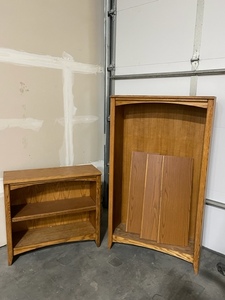 Two Matching Bookshelves