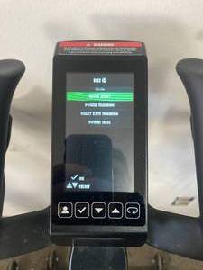 lot 2 image: Life Fitness ICG Spinning Bike with computer.