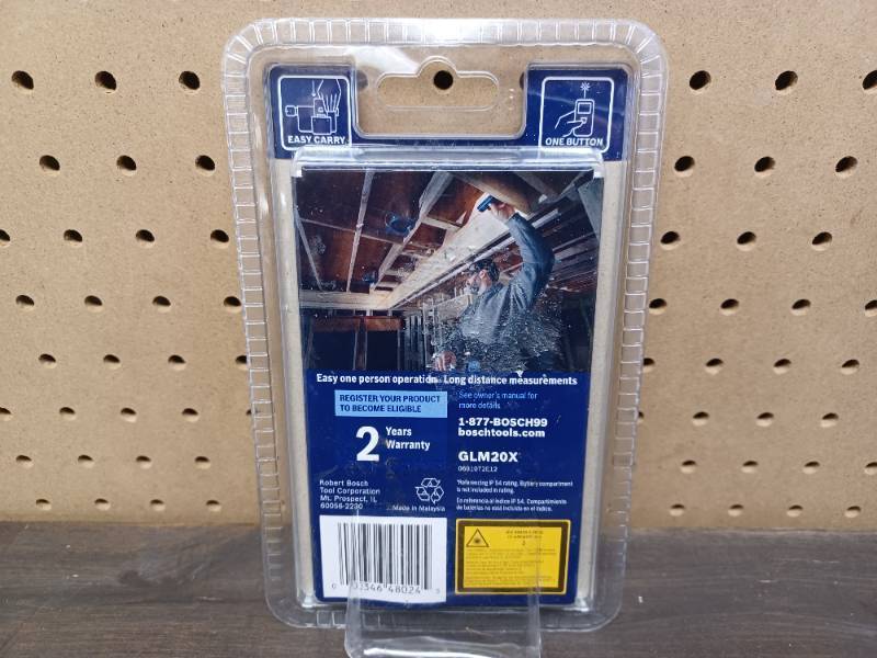 lot 26 image: Bosch BLAZE 65 ft. Laser Distance Tape Measuring Tool with Real Time Measuring