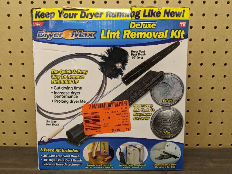 lot 128 image: Dryer Max Dryer Lint Removal Kit Vacuum Attachment