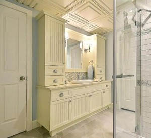 lot 148 image: 4 Cases of New Ceilume Stratford White Feather-Light 2 ft. x 2 ft. Lay-in Ceiling Panels (40 panels per case)
