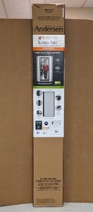lot 49 image: Anderson LuminAire Universal Aluminum Retractable Screen Door in Black 36 in. W x 80 in. H