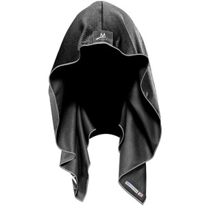 lot 109 image: 12 Brand New Mission Cooling Hoodie Towels in Black