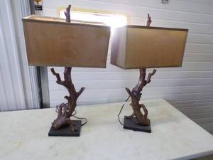 lot 48 image: Pair of Branch Lamps