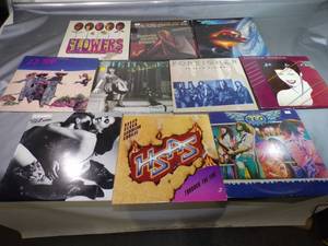 lot 8 image: Mixed Lot of 10 Vinyl Rock Records