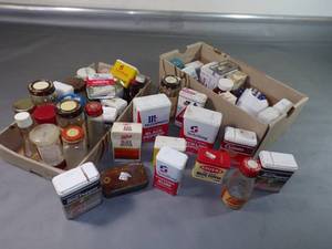 lot 30 image: Extra Large Lot of Assorted Tins and Jars