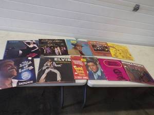 lot 86 image: Lot of 10 Vintage Rock Records