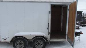 2016 Continental Cargo 6 x 12 Dual Axle Enclosed Trailer With Ramp