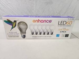 lot 23 image: New Box of 6 LED Lightbulbs