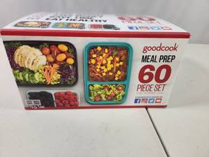 lot 33 image: New Good Cook 60 Piece Meal Prep Storage Set