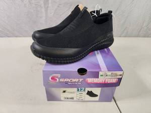 lot 46 image: New Skechers Sport Memory Foam Shoes Size 12