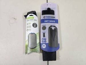 lot 57 image: New 20 Liter Dry Bag and New Mesh Bag For Camping  Hiking
