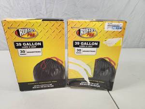 lot 61 image: 2 New Boxes of 39 Gallon Bags