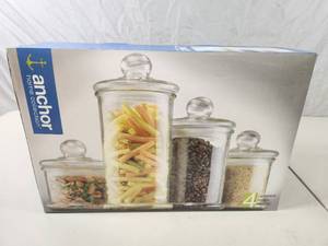 lot 111 image: New Anchor Canister Set